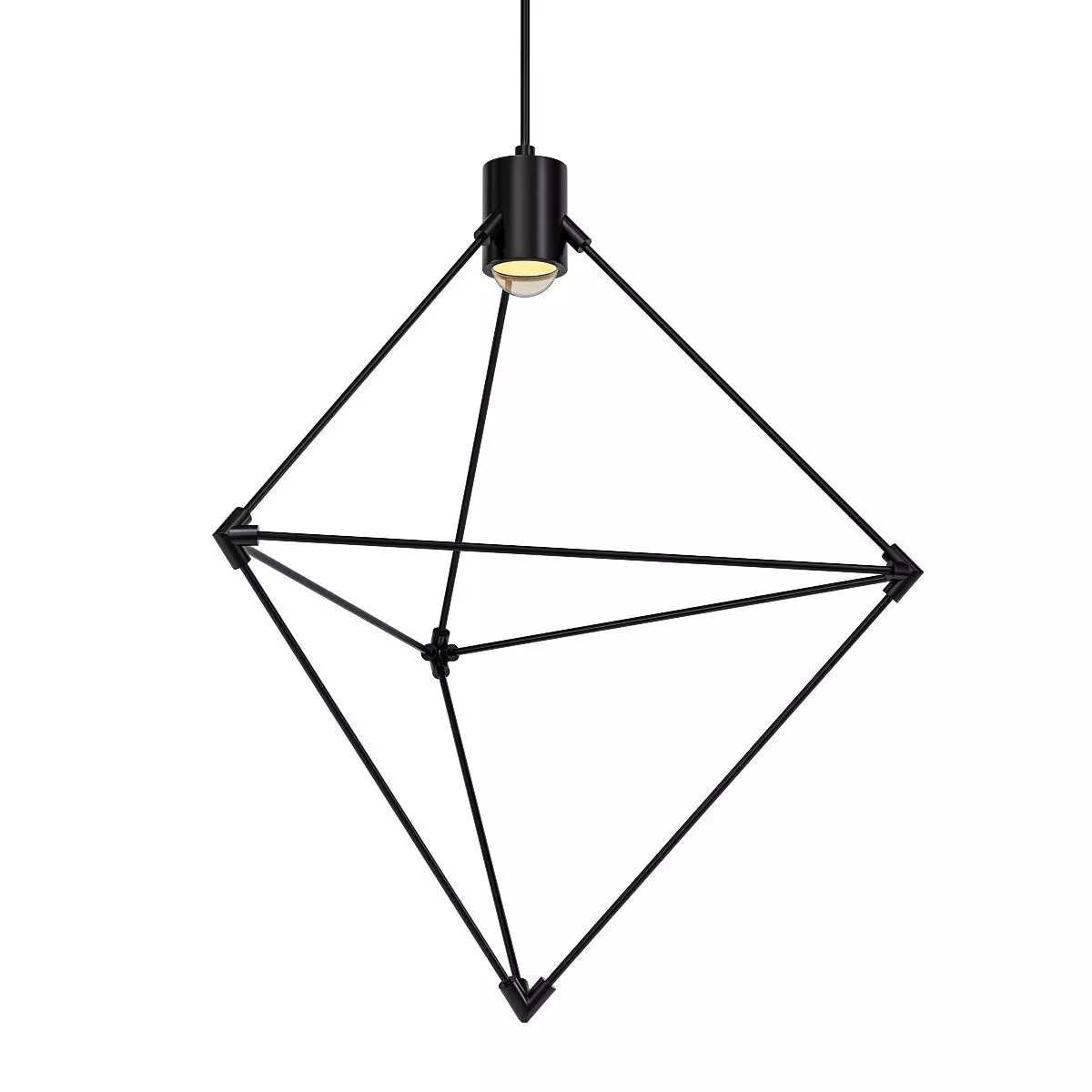 Candora geometric pendant light 3D model_0