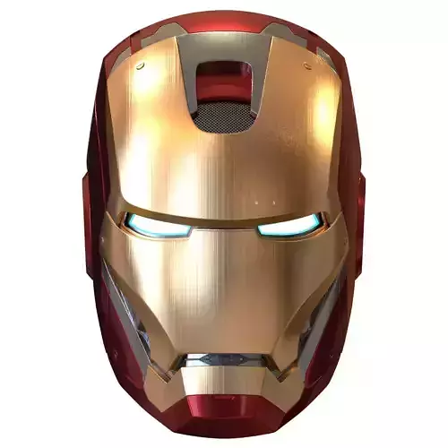 Ironman Mark 45B Helmet 3D Printable Model with Interior Details 3D print model