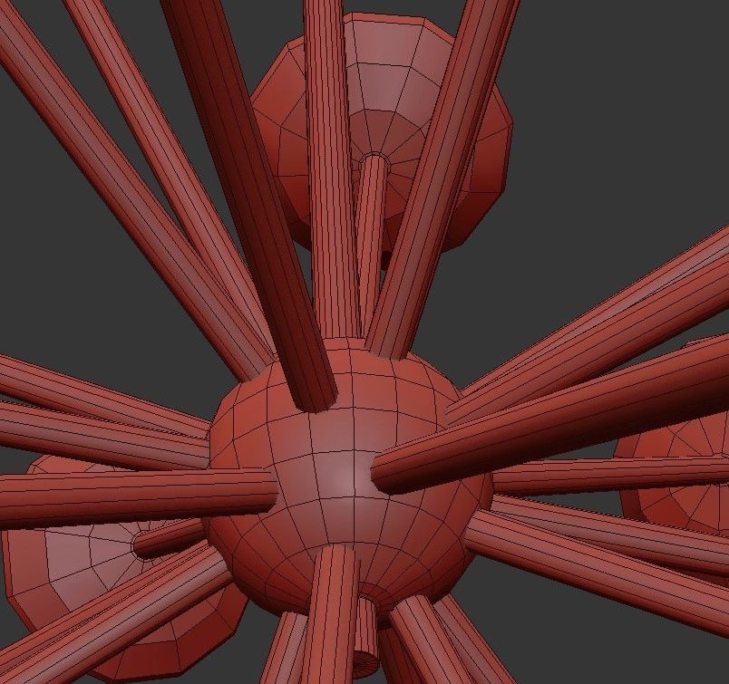 Dot Pendant 3D model_2