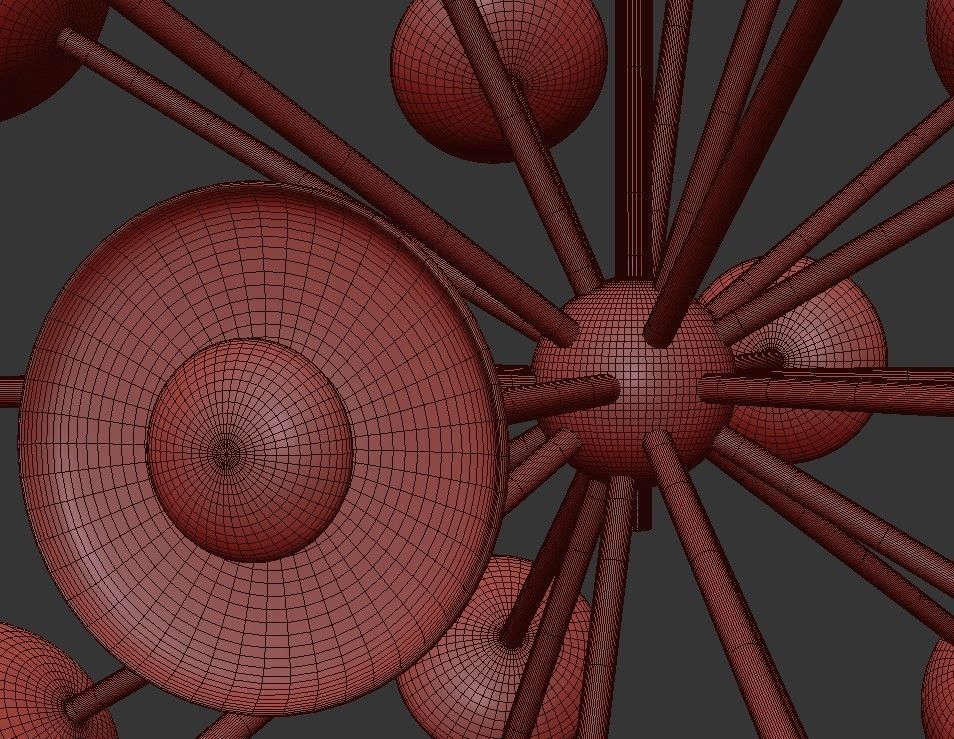 Dot Pendant 3D model_3