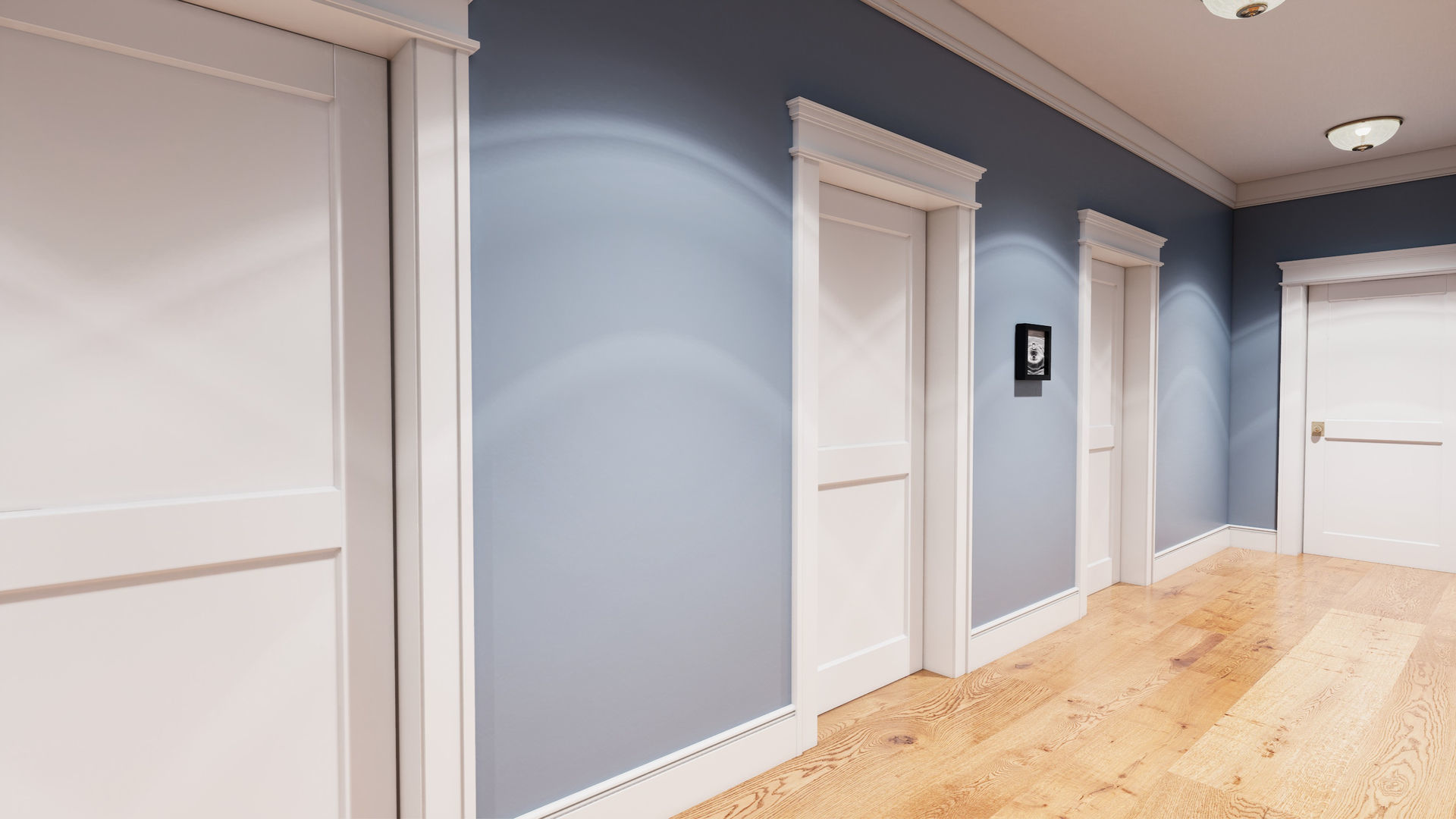 Apartment Hallway UE4 3D model_11