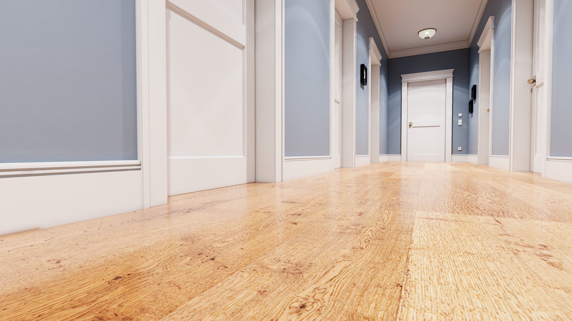Apartment Hallway UE4 3D model_7