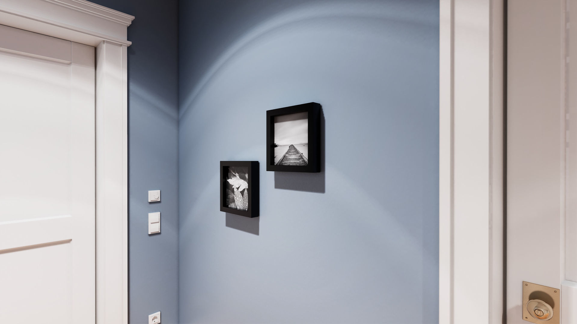 Apartment Hallway UE4 3D model_5