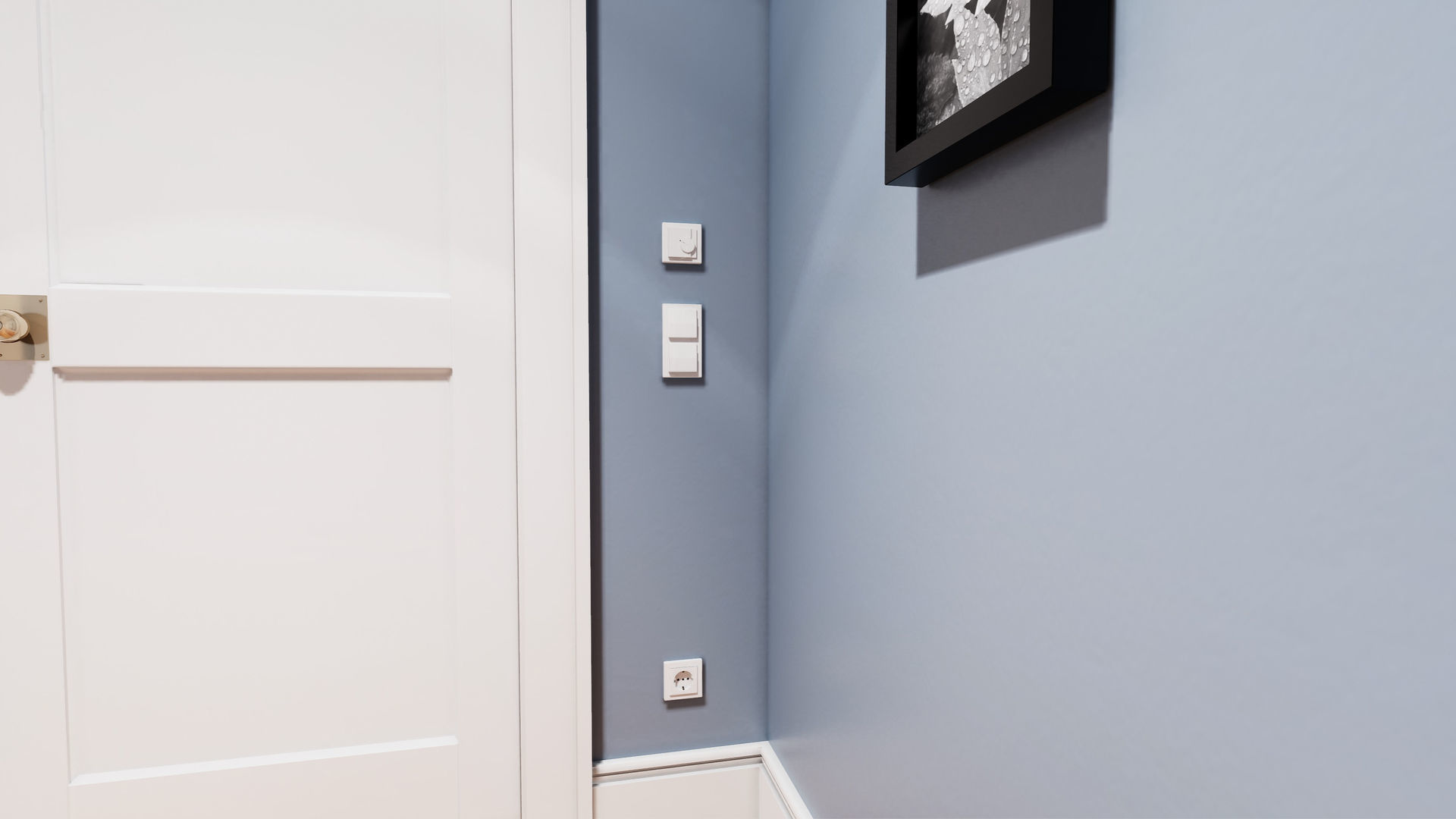 Apartment Hallway UE4 3D model_9