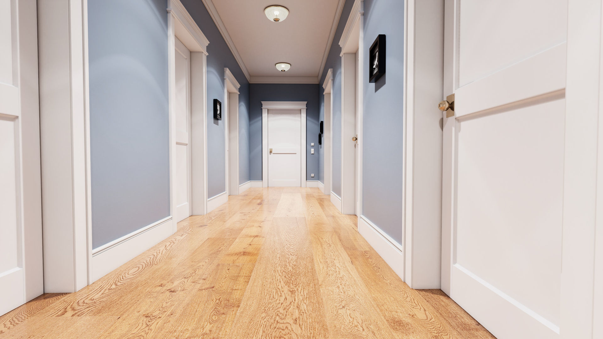 Apartment Hallway UE4 3D model_6