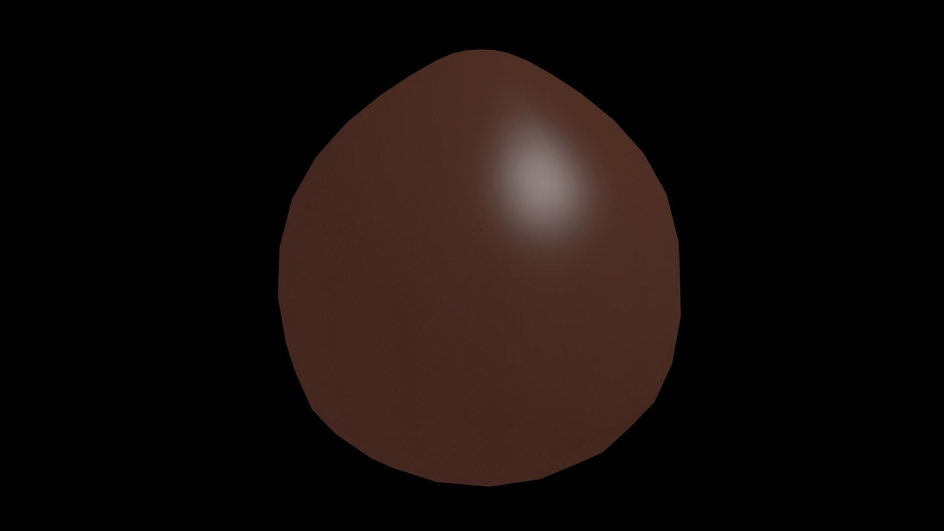 Coconut Low-poly 3D model_9