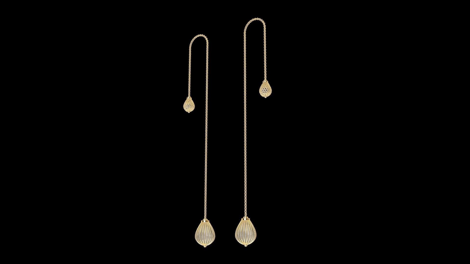 pear drop jali earrings stl verified 3D print model_9