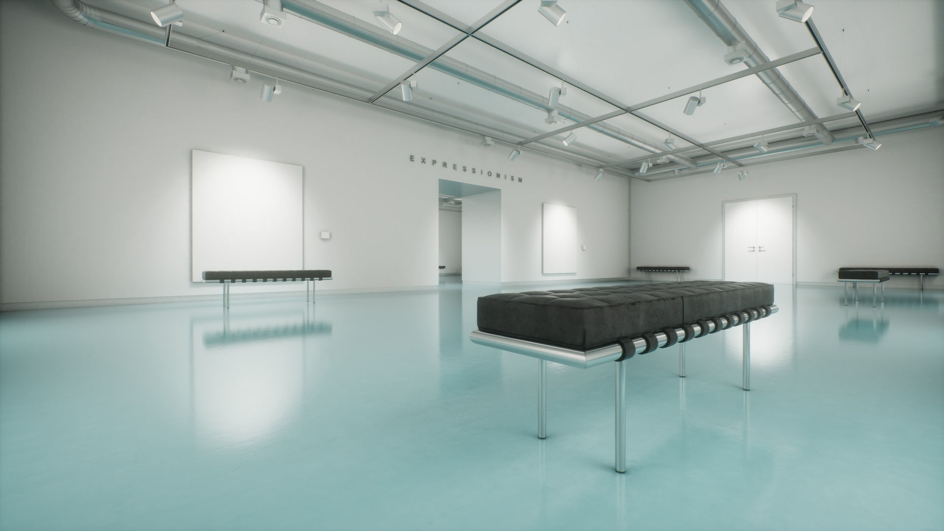 Art Gallery 009 UE4 3D model_9