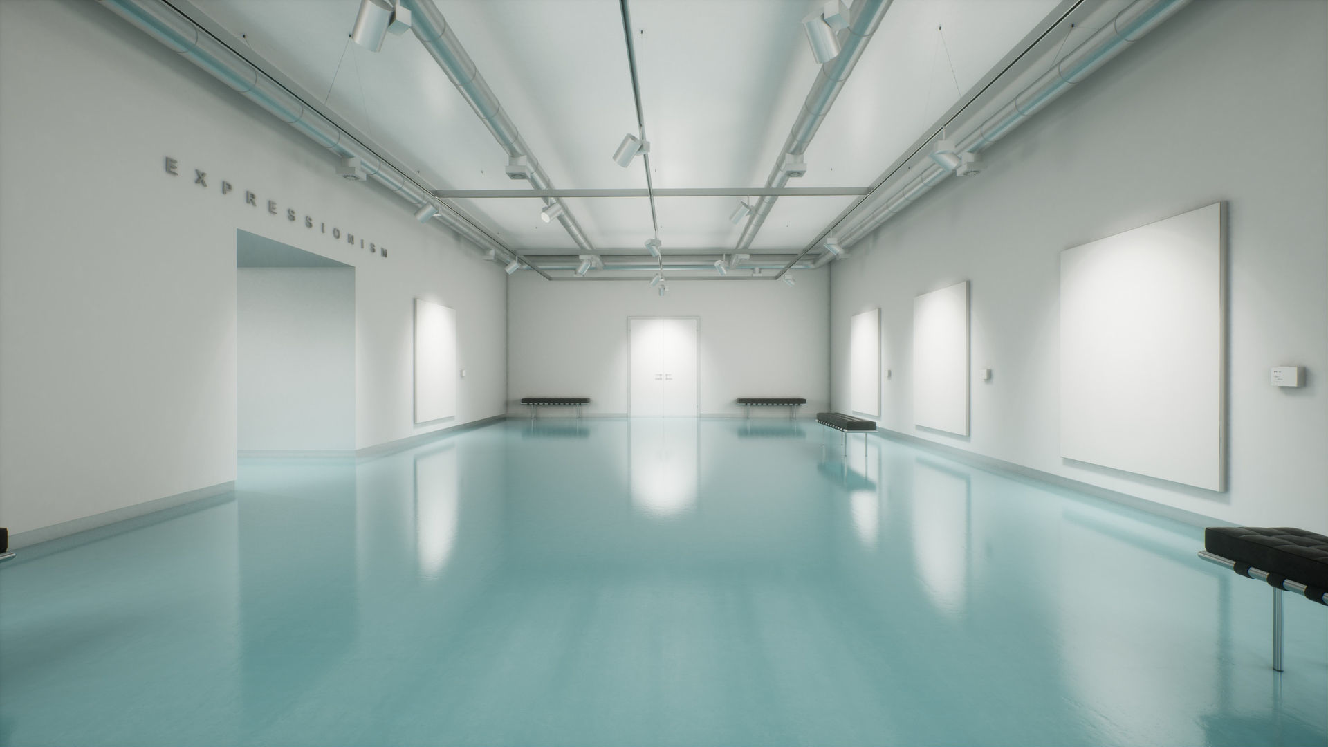 Art Gallery 009 UE4 3D model_7