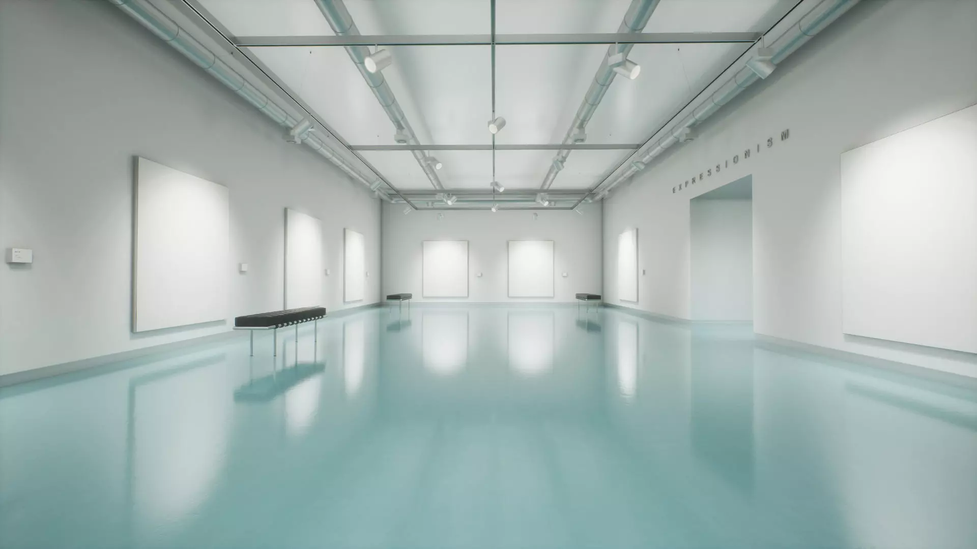 Art Gallery 009 UE4 3D model_0