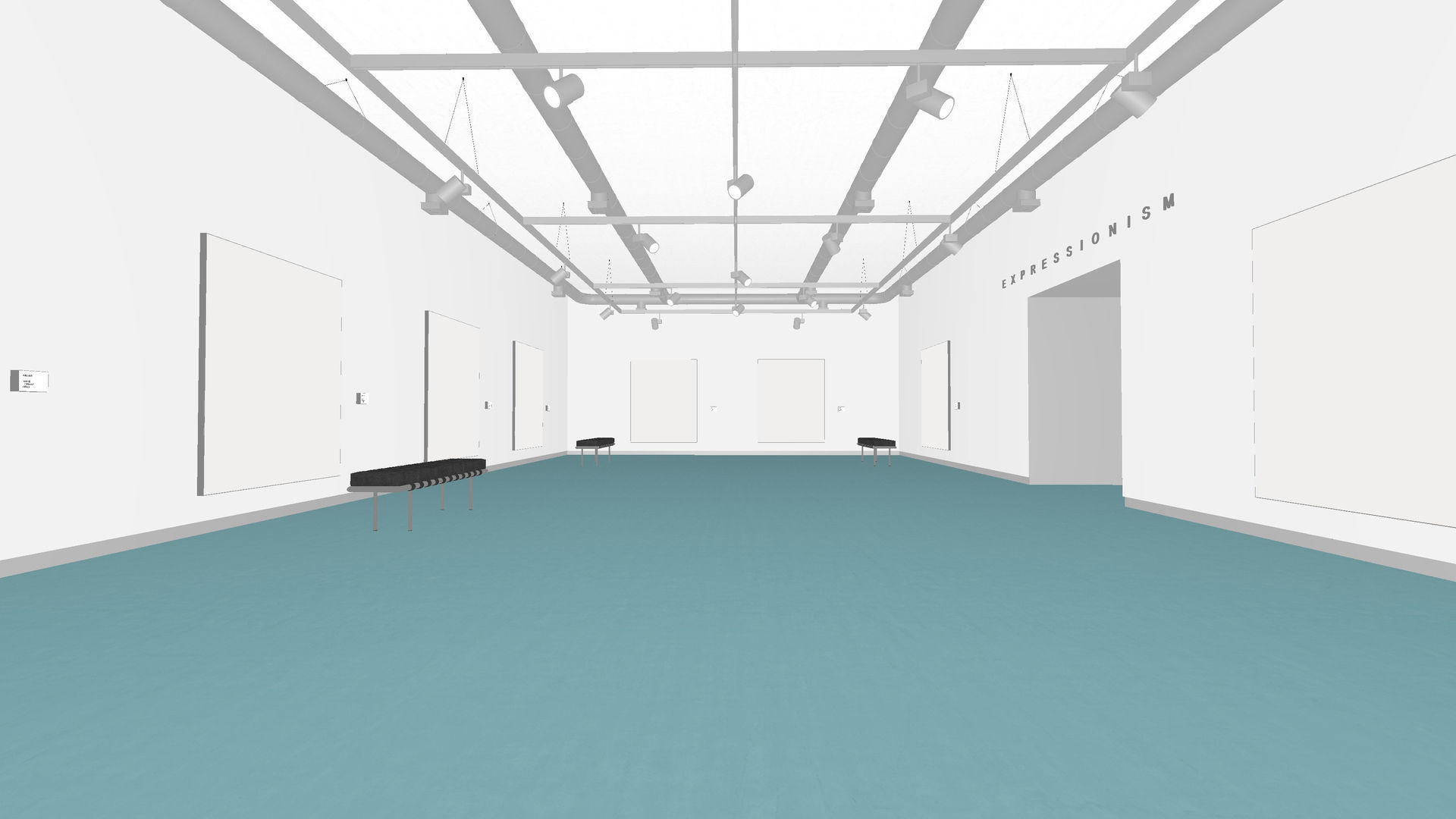 Art Gallery 009 UE4 3D model_2