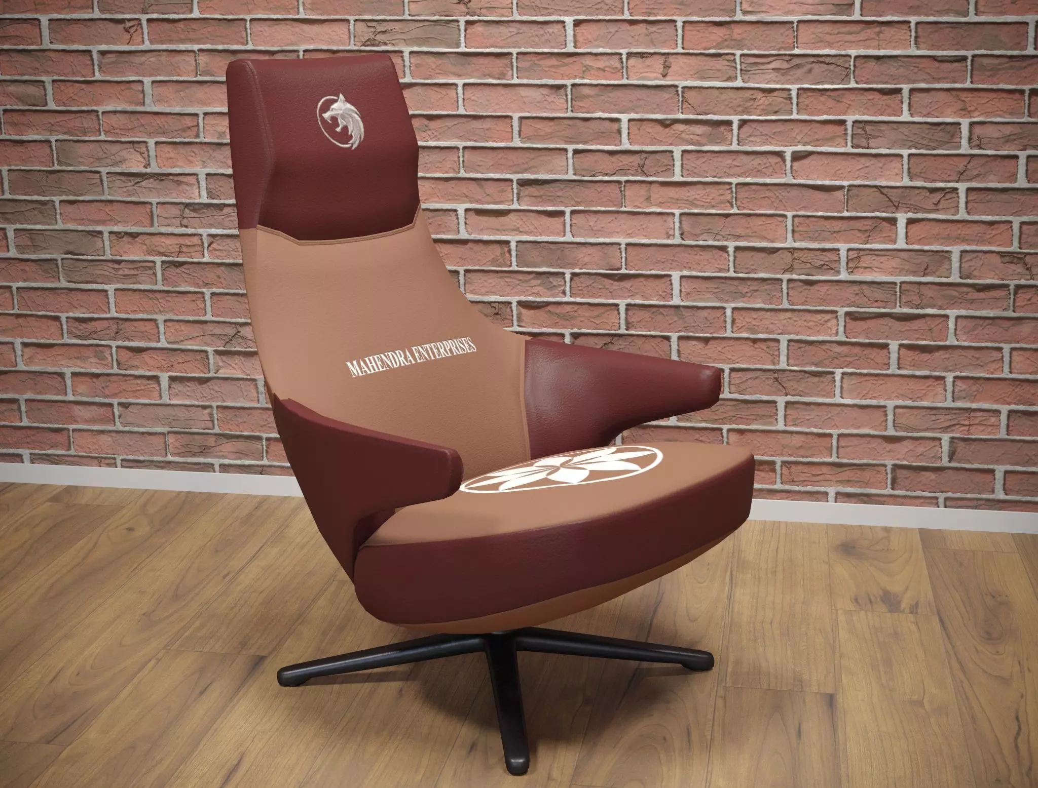 Chair lounge Free low-poly 3D model