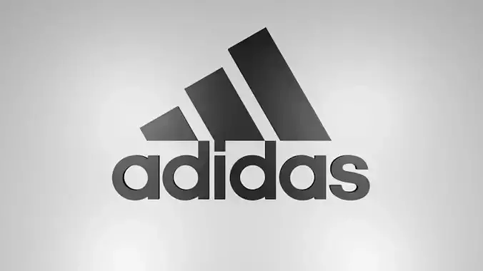 Adidas logo 3D print model Adidas logo 3D print model