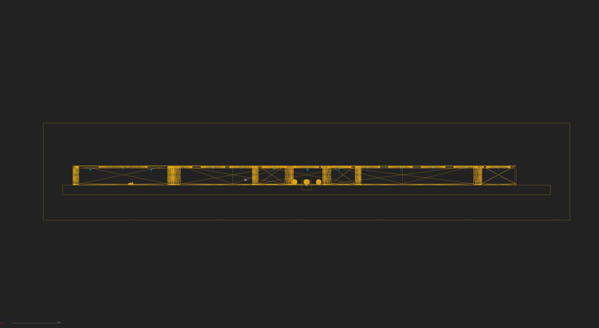 Futuristic Hallway UE4 3D model_18