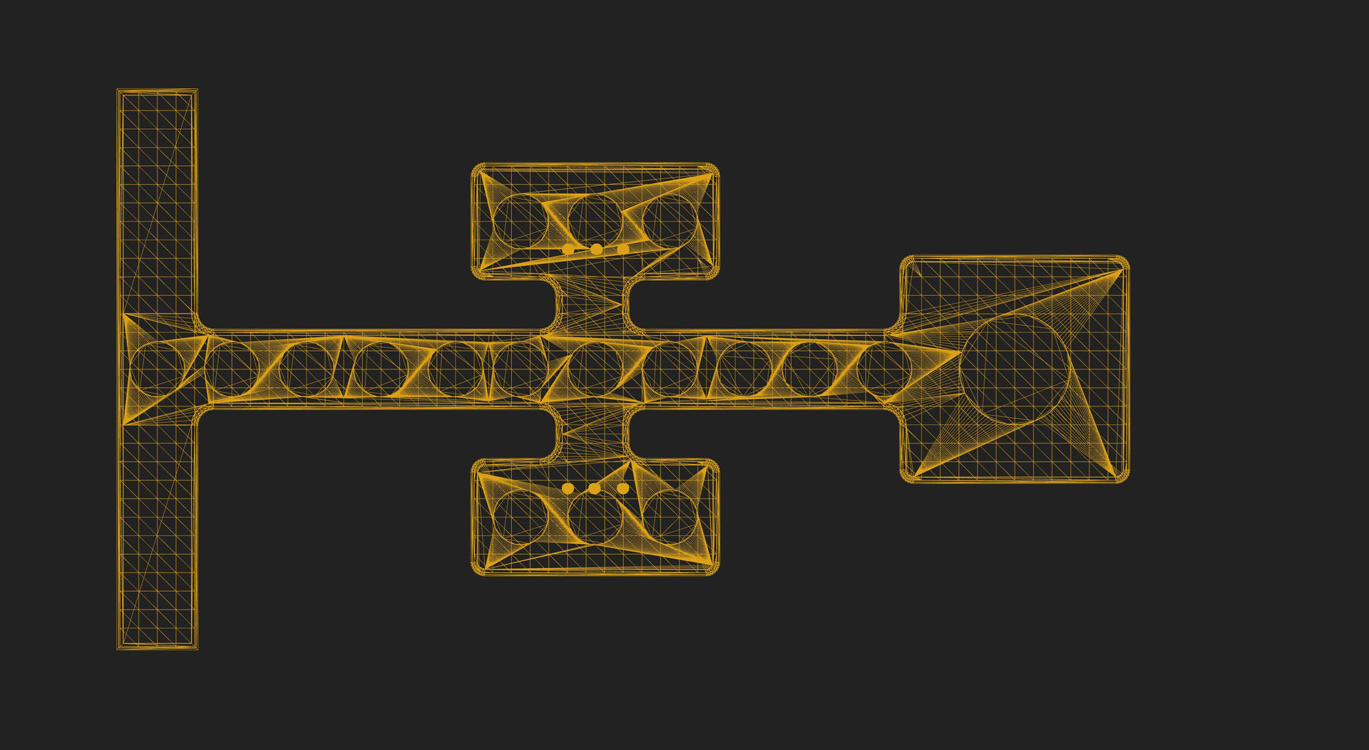 Futuristic Hallway UE4 3D model_16