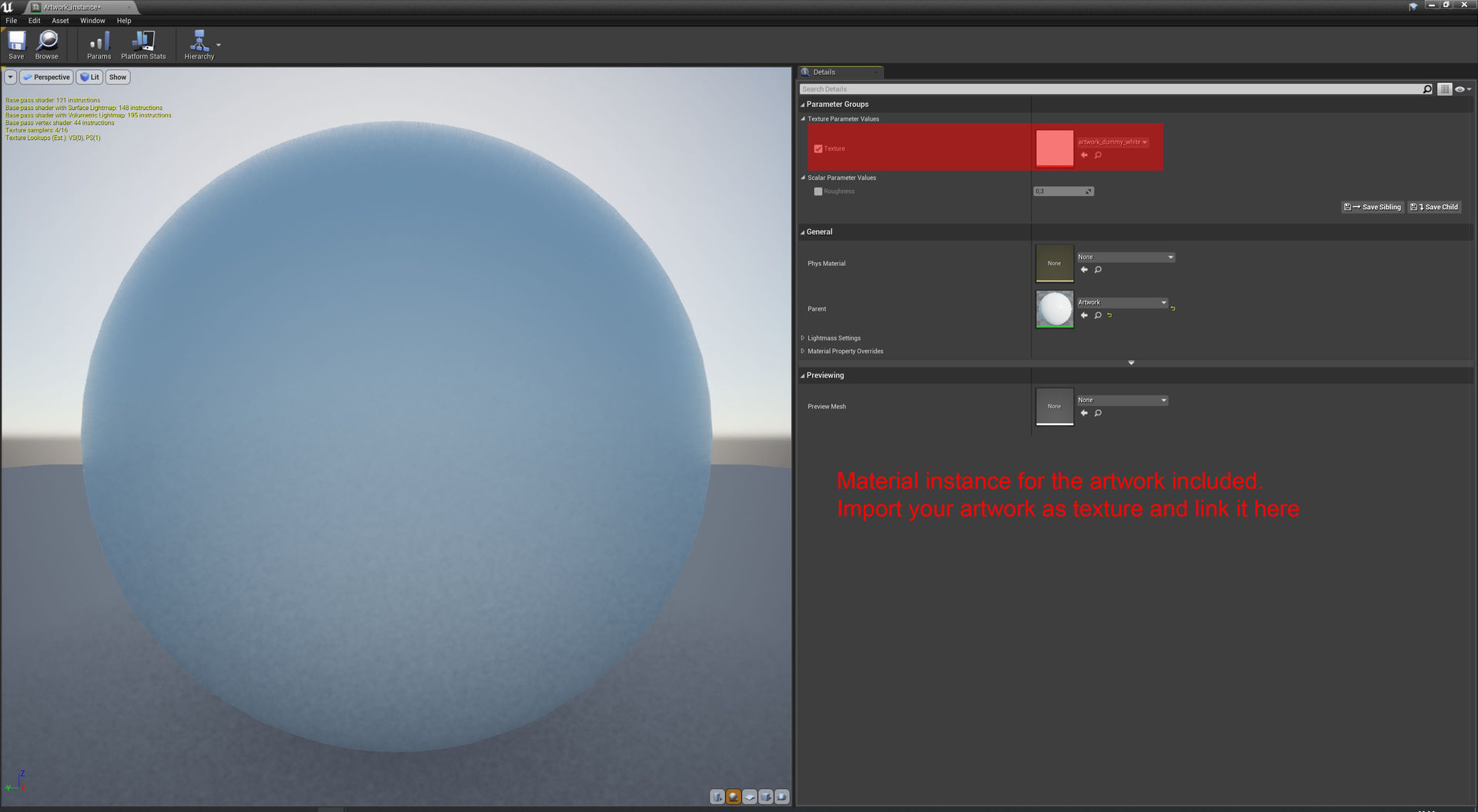 Art Gallery 005 UE4 3D model_24
