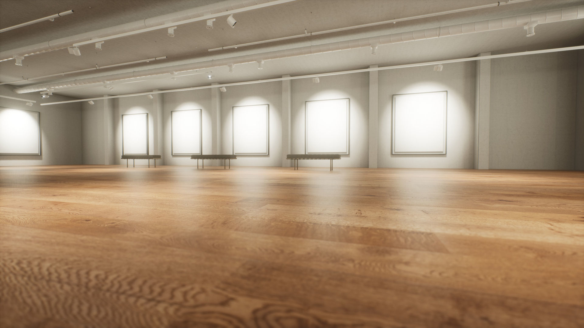 Art Gallery 005 UE4 3D model_14