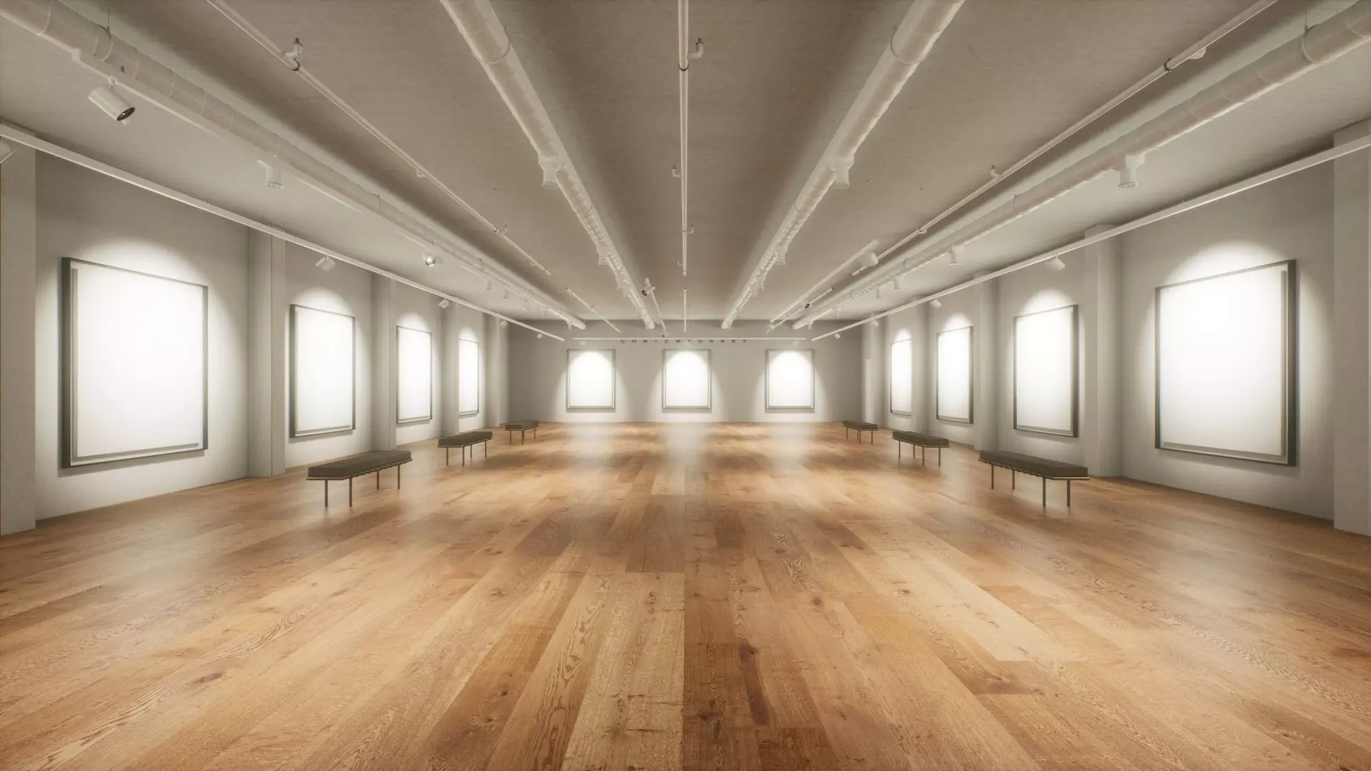 Art Gallery 005 UE4 3D model_0