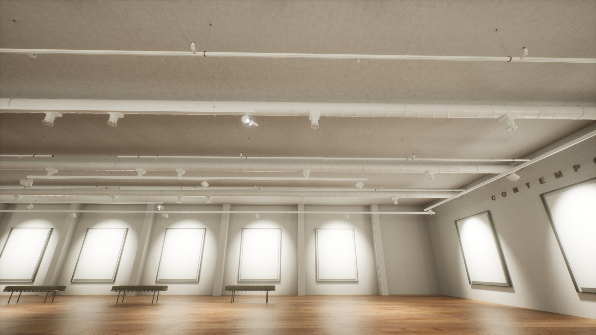 Art Gallery 005 UE4 3D model_17