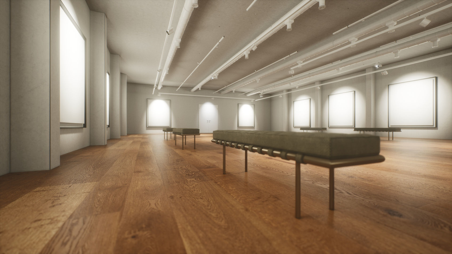 Art Gallery 005 UE4 3D model_16
