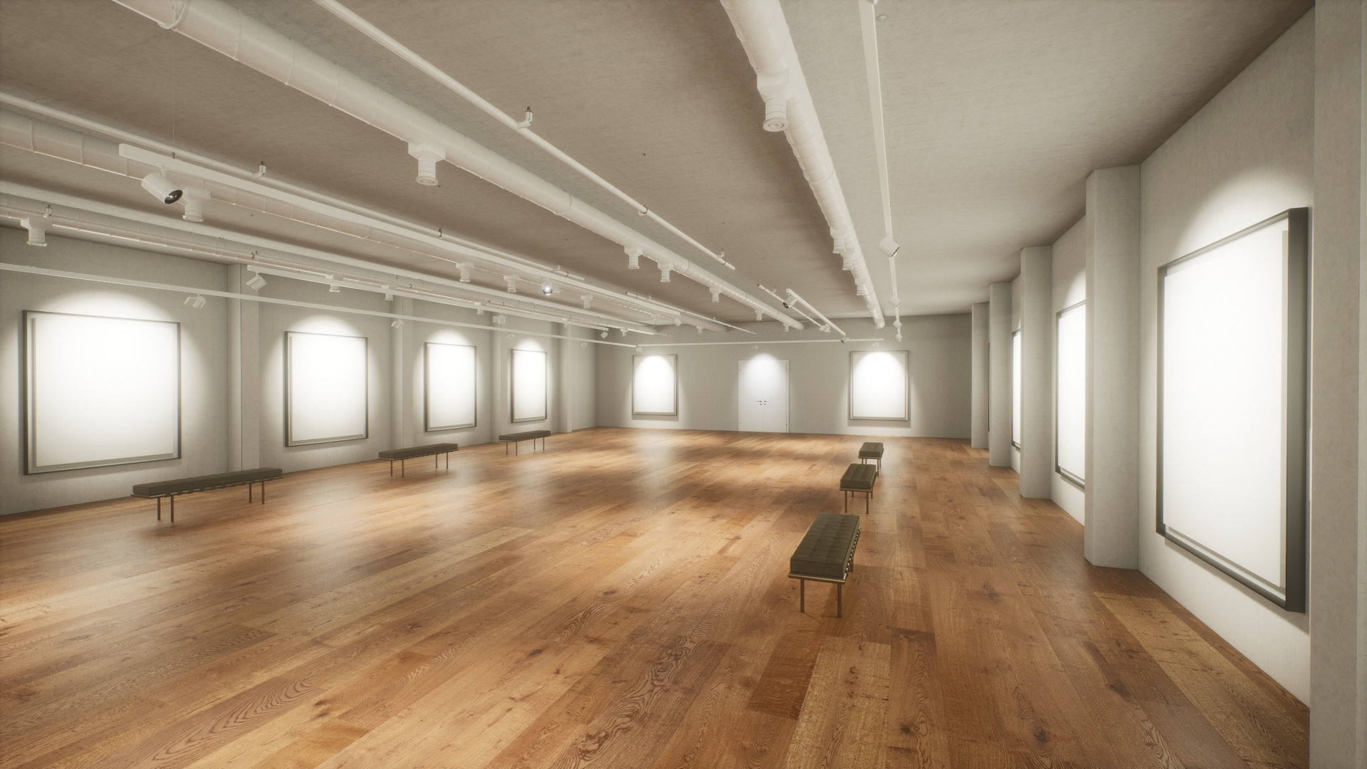 Art Gallery 005 UE4 3D model_8