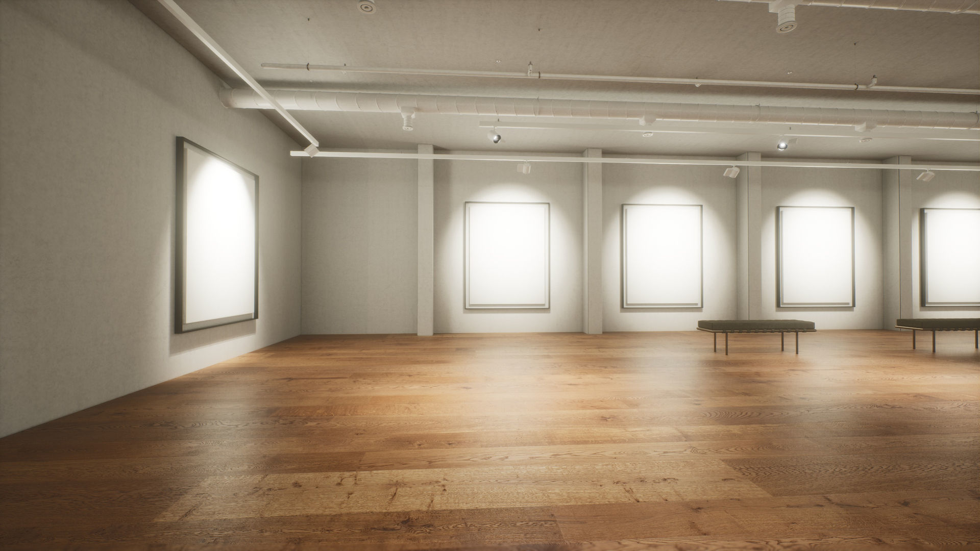 Art Gallery 005 UE4 3D model_18