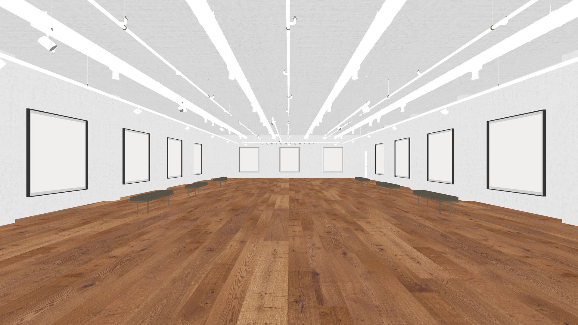 Art Gallery 005 UE4 3D model_2