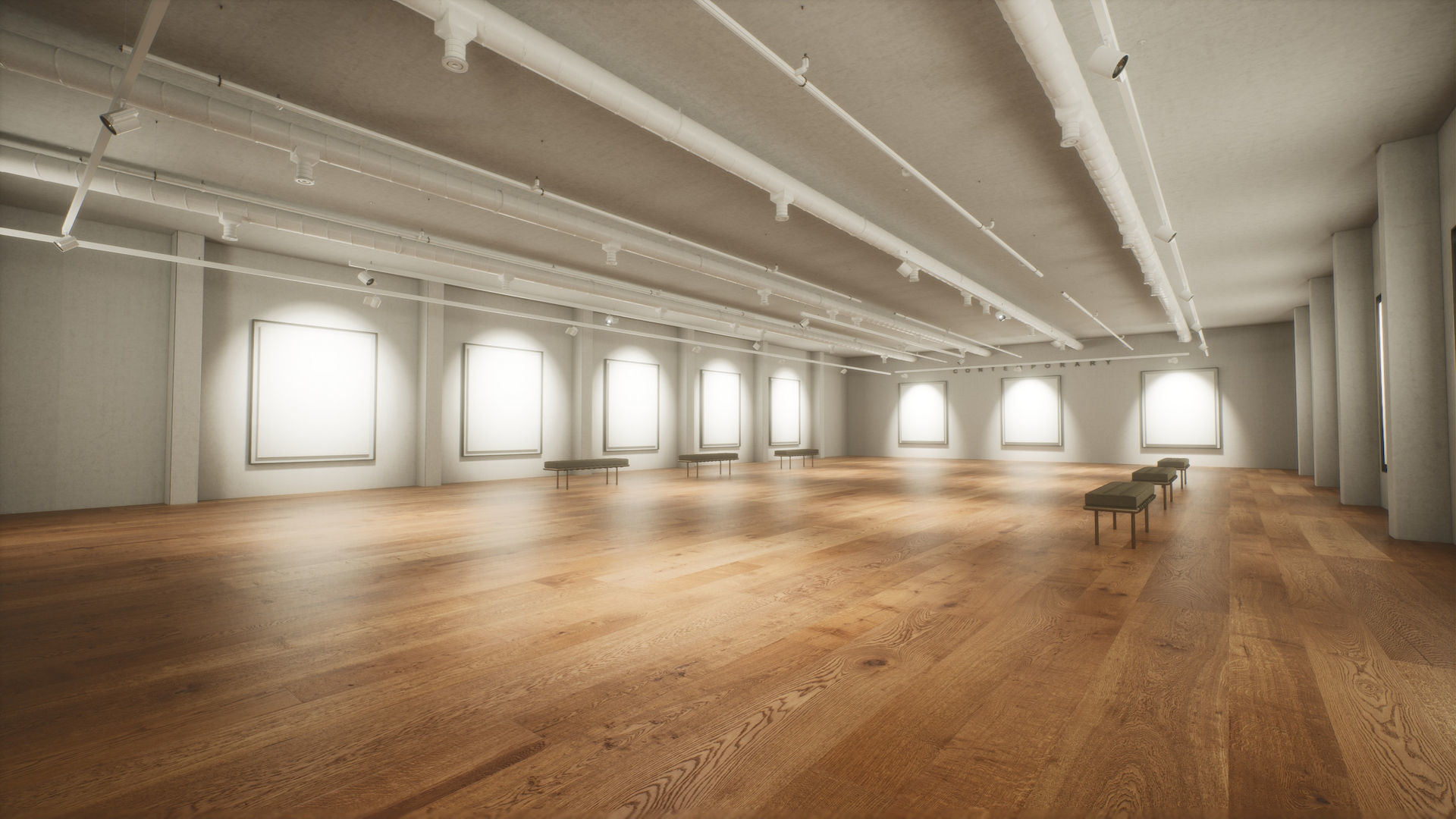 Art Gallery 005 UE4 3D model_19