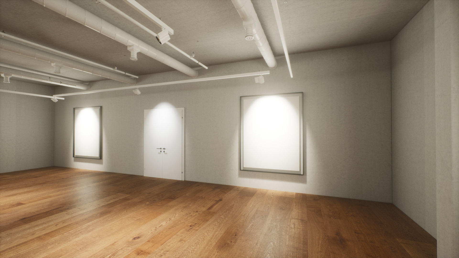 Art Gallery 005 UE4 3D model_6