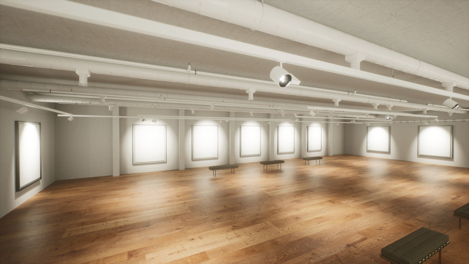 Art Gallery 005 UE4 3D model_20