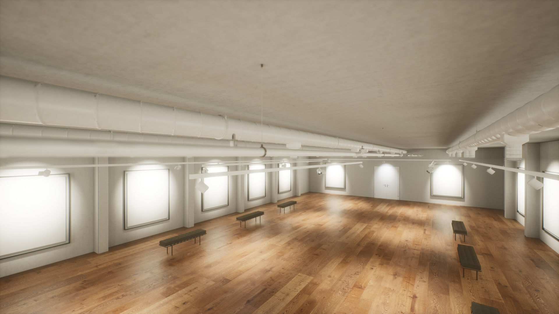 Art Gallery 005 UE4 3D model_11