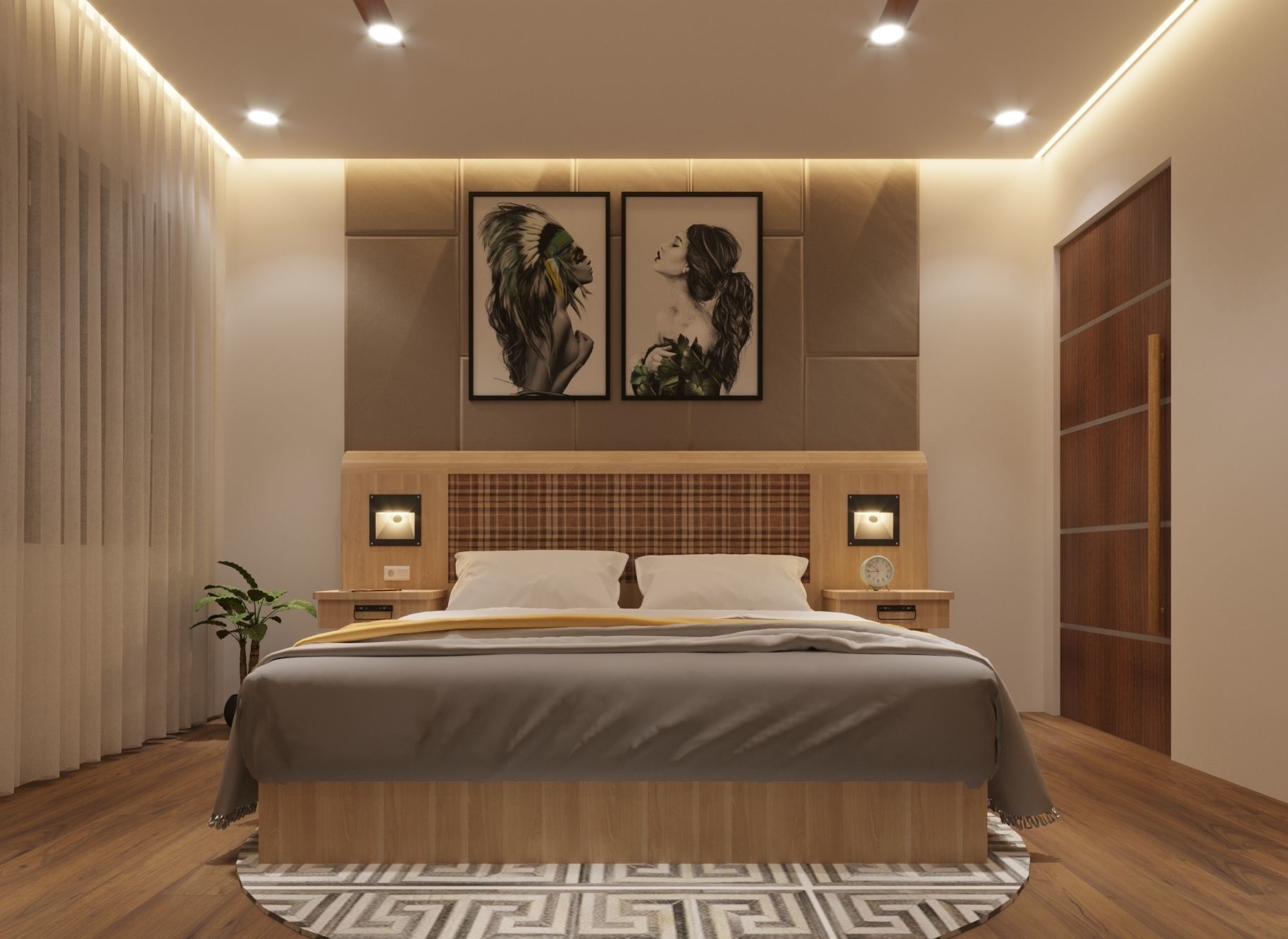 Interior Scene for 3ds max and Corona Renderer 3D model Free 3D model_3