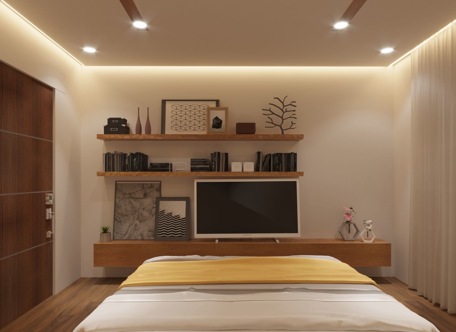 Interior Scene for 3ds max and Corona Renderer 3D model Free 3D model_13
