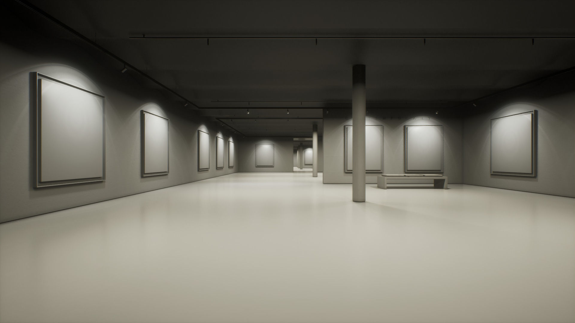 Art Gallery 004 UE4 3D model_11