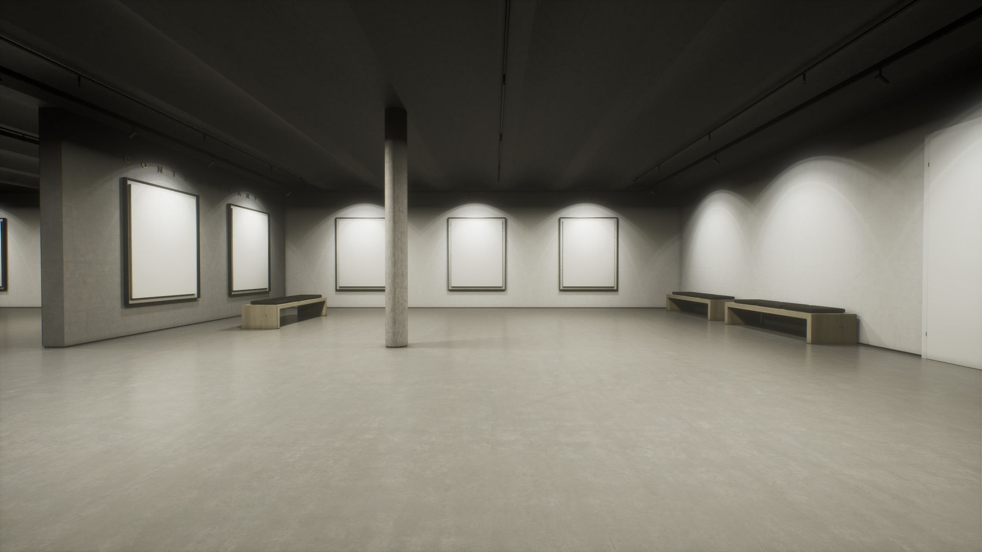 Art Gallery 004 UE4 3D model_14
