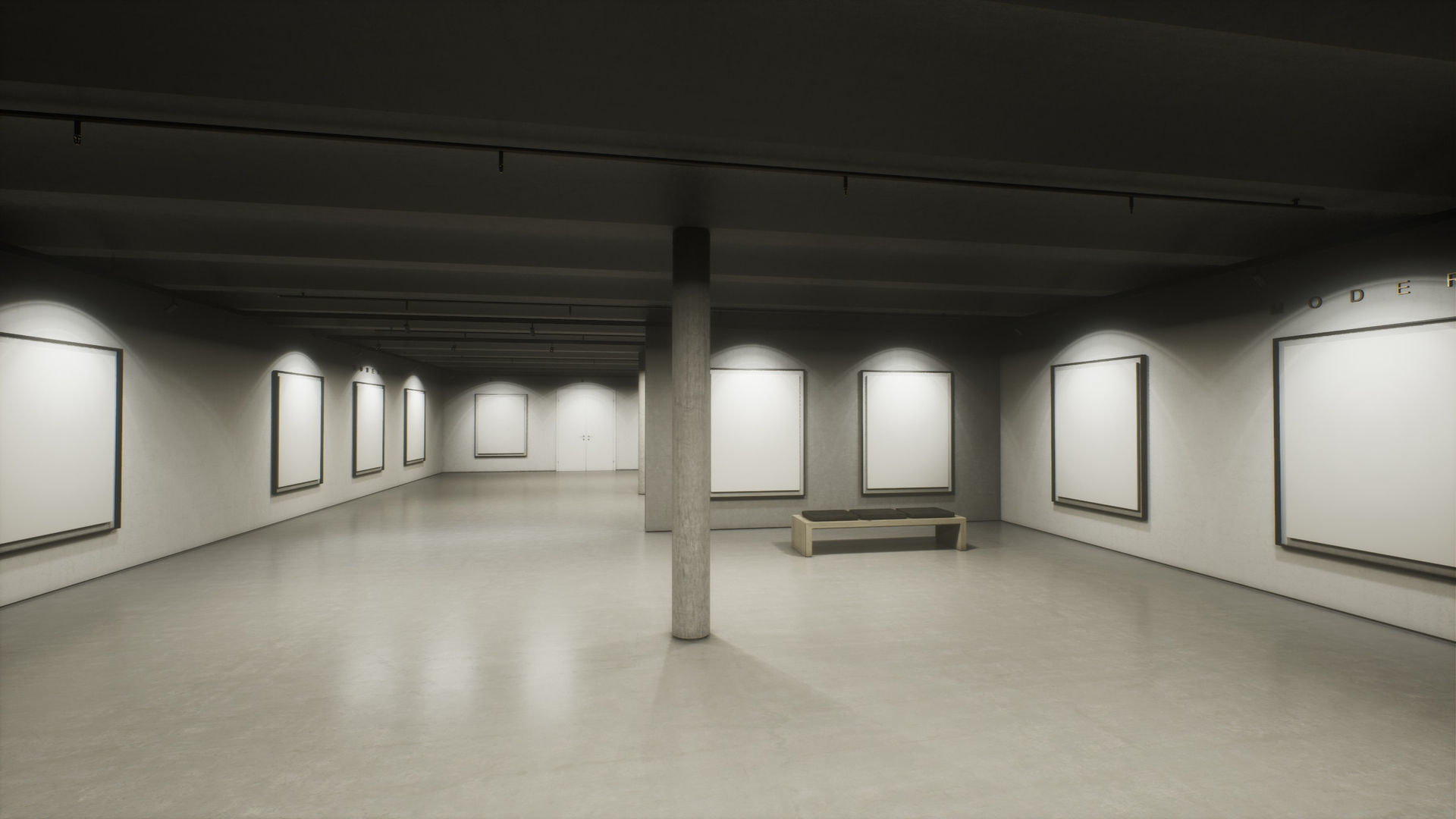 Art Gallery 004 UE4 3D model_17