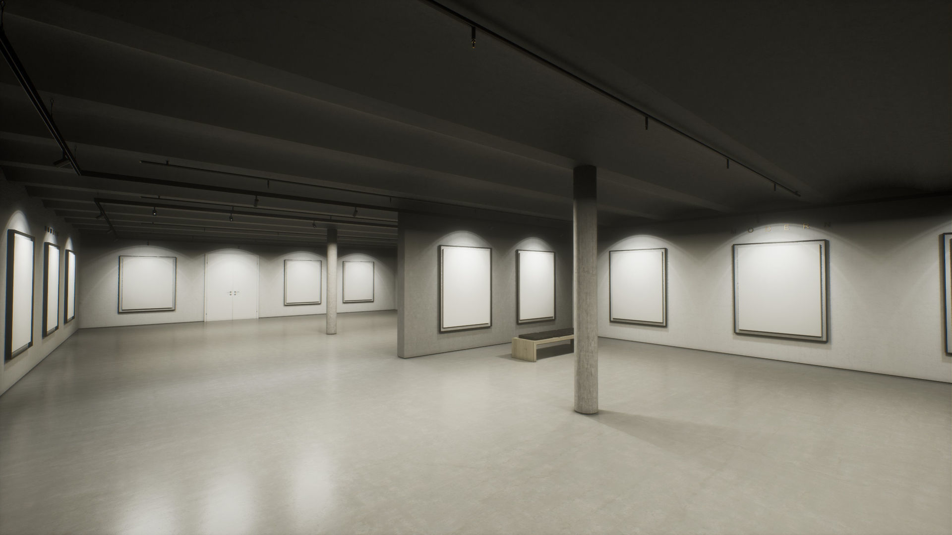 Art Gallery 004 UE4 3D model_18