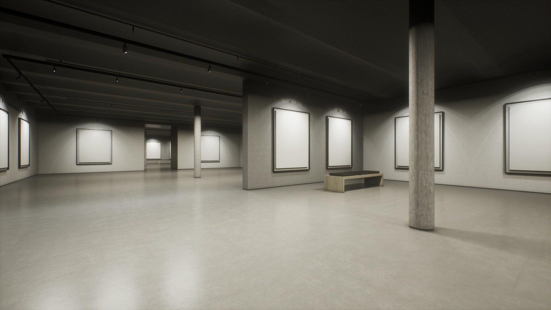 Art Gallery 004 UE4 3D model_12