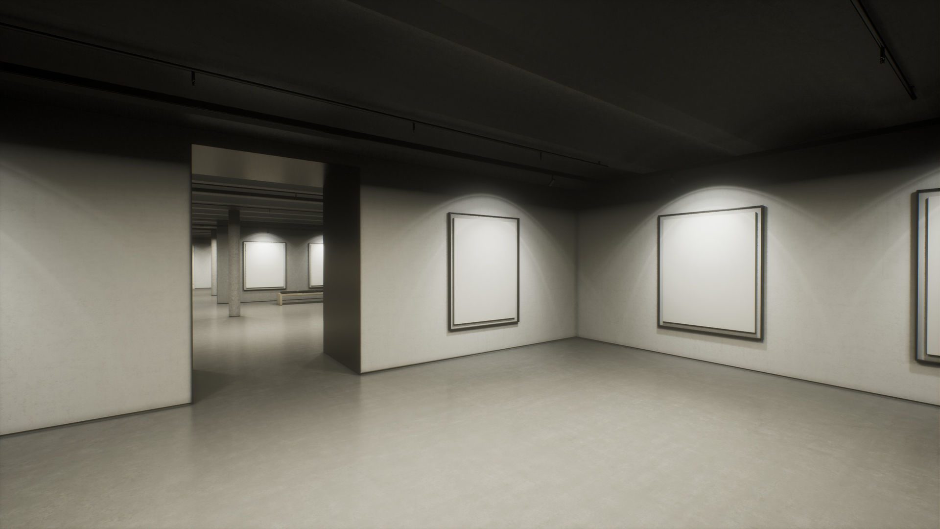 Art Gallery 004 UE4 3D model_16