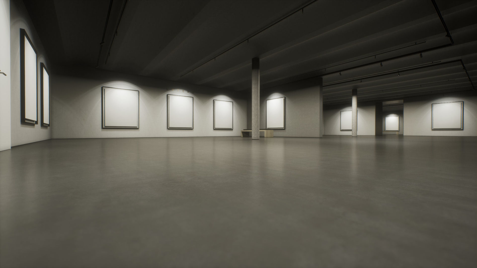 Art Gallery 004 UE4 3D model_20