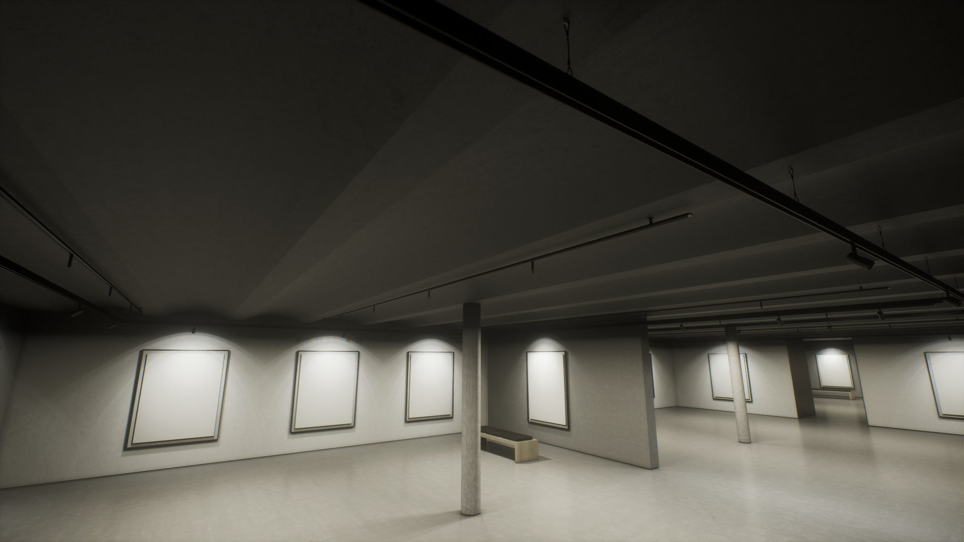 Art Gallery 004 UE4 3D model_21