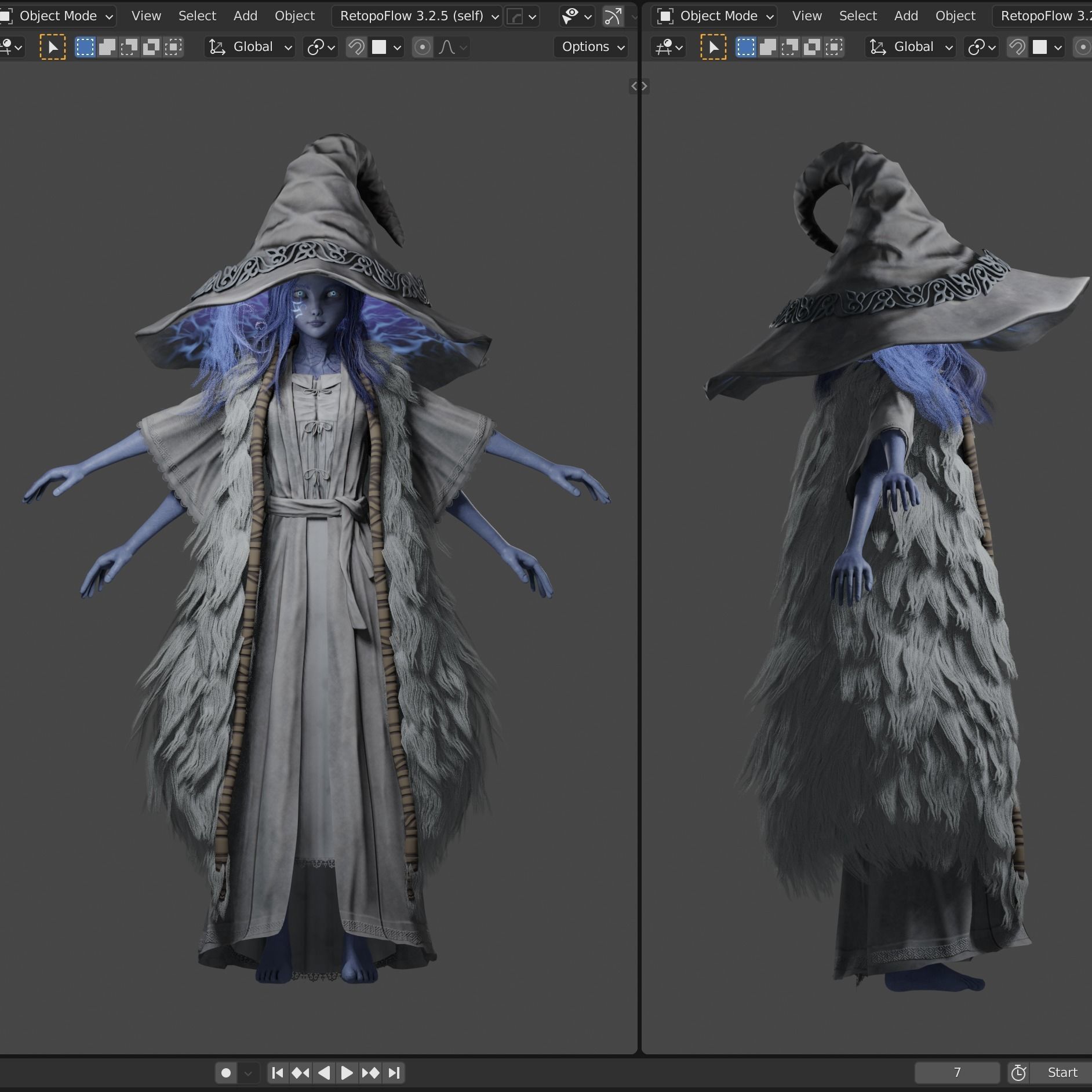 Ranni Character Fanart Free 3D model_3