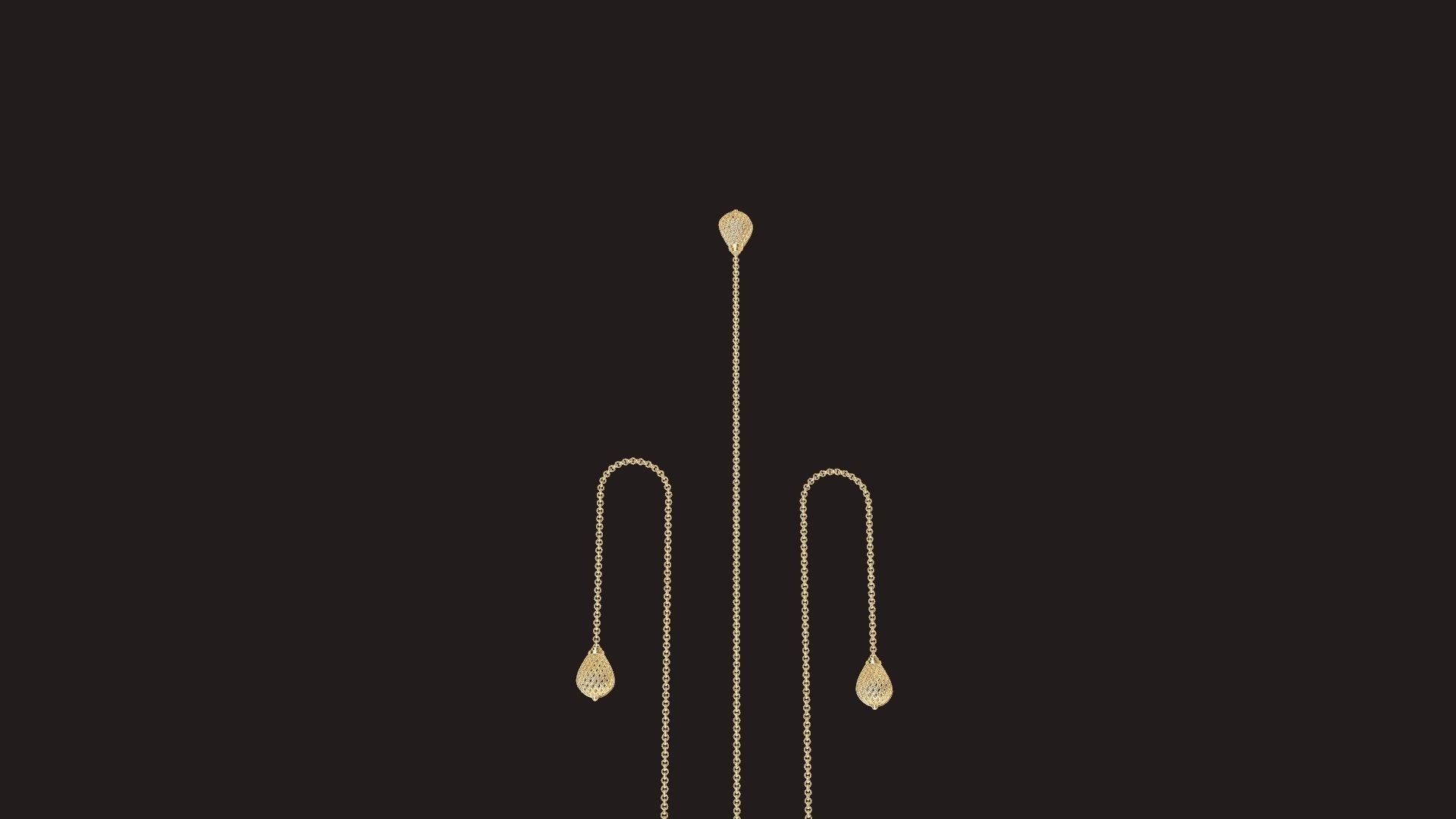 pear drop jali earrings stl verified 3D print model_8