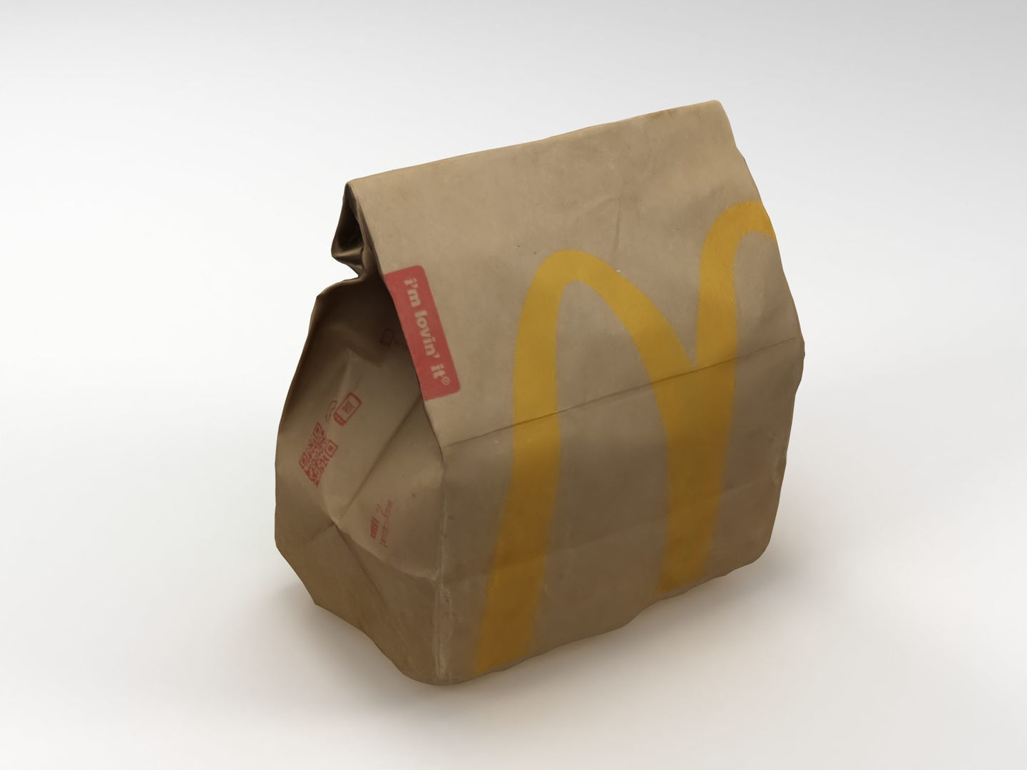 McDonalds Packaging 3D model_4