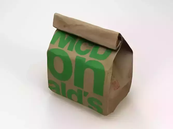 McDonalds Packaging 3D model