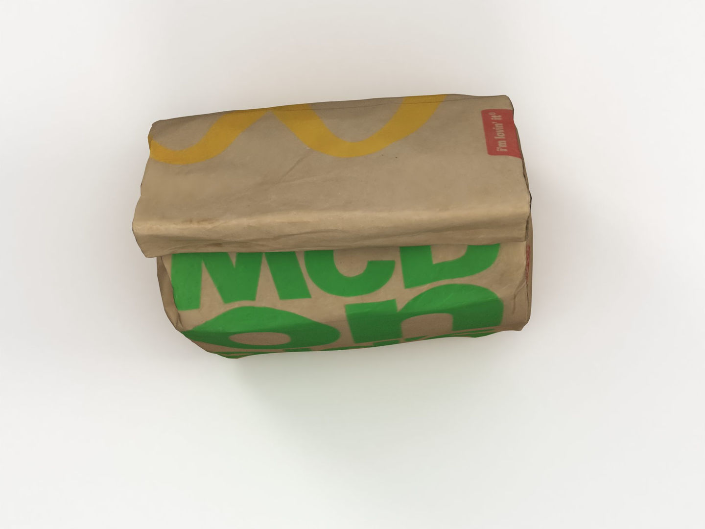 McDonalds Packaging 3D model_8