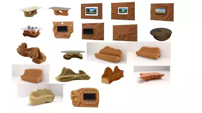 Parametric Models Pack 3D Model Collection2-20 design 