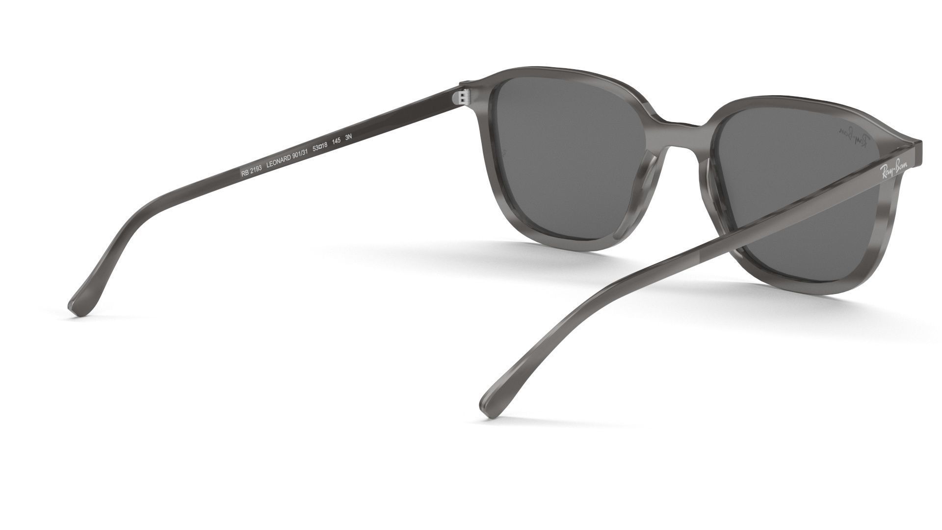 Sunglass Ray Ban Leonard Non-Polarized Dark Grey Classic  3D model_21