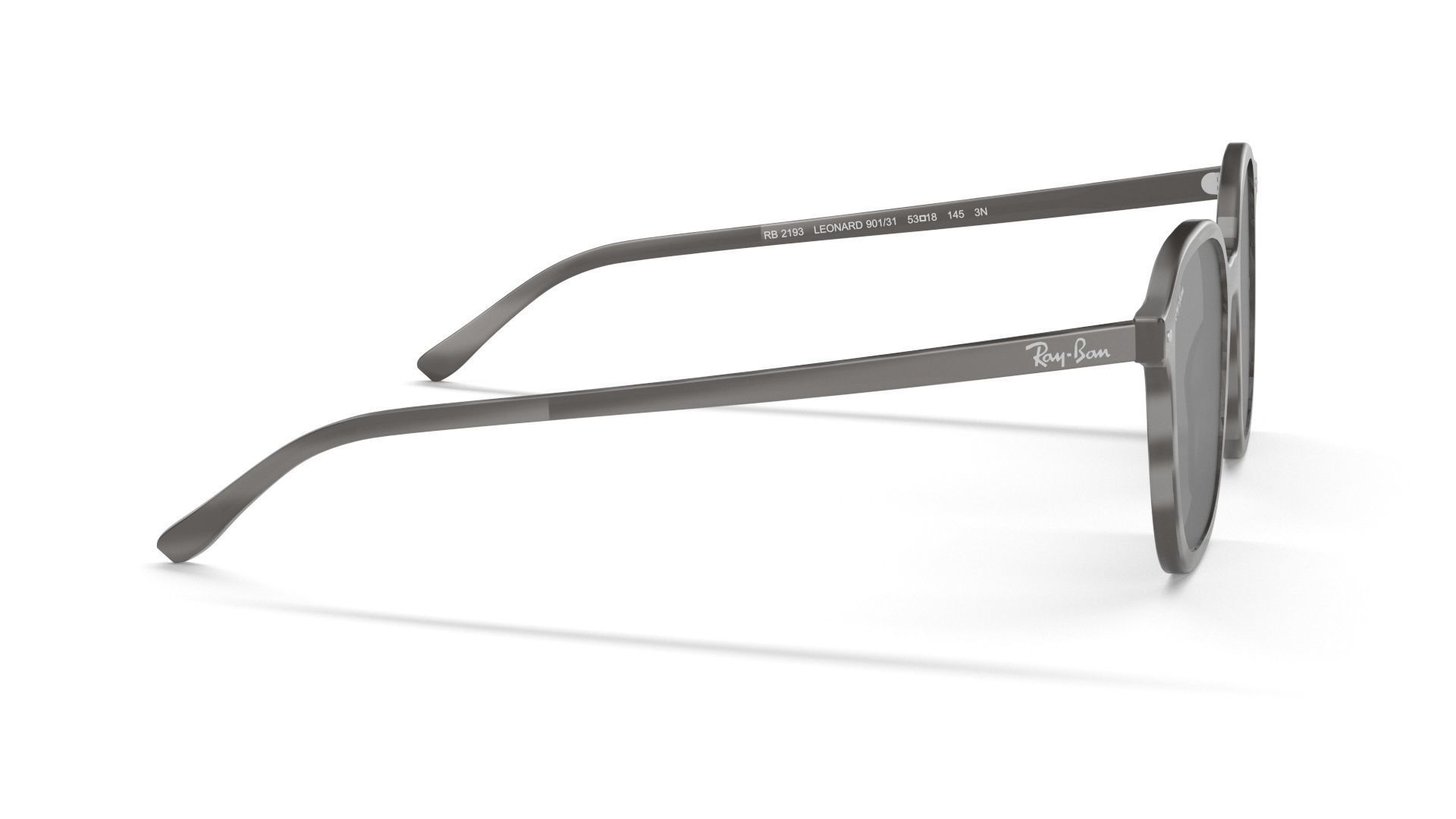 Sunglass Ray Ban Leonard Non-Polarized Dark Grey Classic  3D model_19