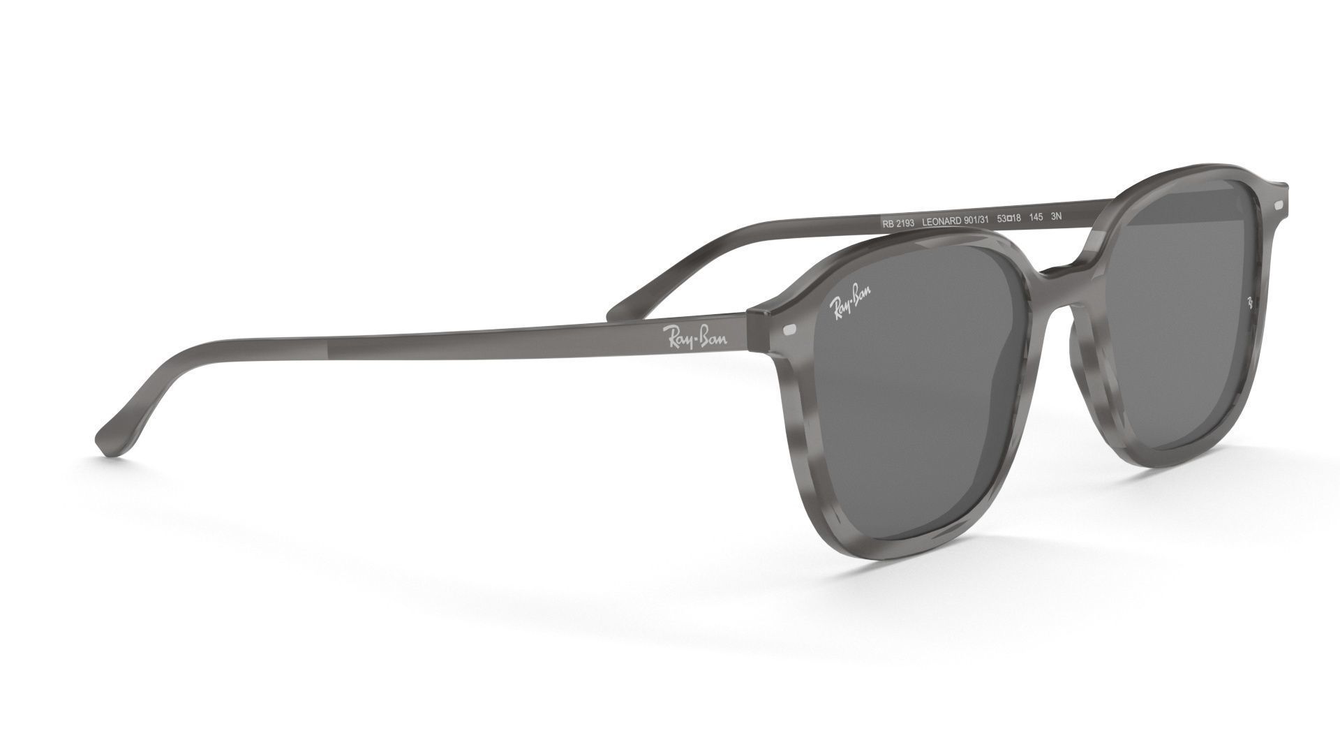 Sunglass Ray Ban Leonard Non-Polarized Dark Grey Classic  3D model_18